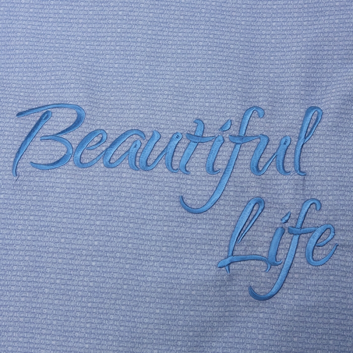 91家纺网 家纺一手货源 找家纺 雲归梦 北欧简约全棉绣花四件套 圣托里尼-水蓝