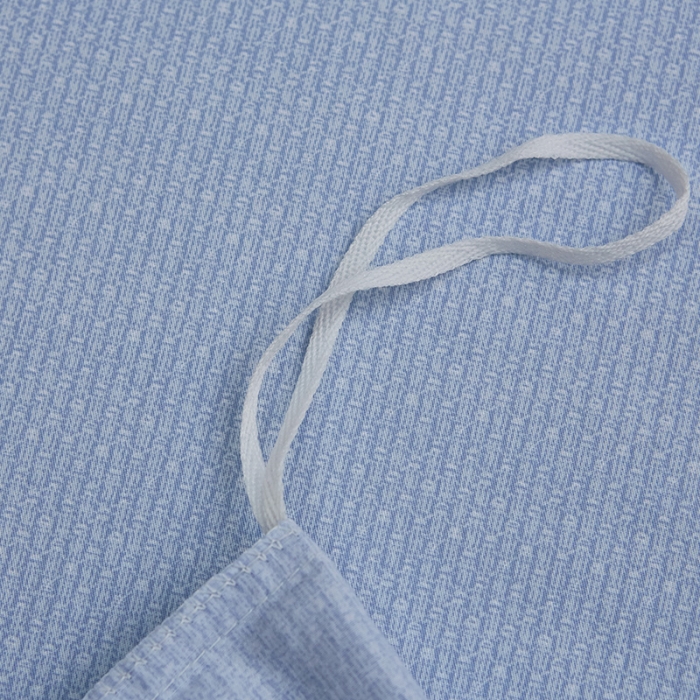 91家纺网 家纺一手货源 找家纺 雲归梦 北欧简约全棉绣花四件套 圣托里尼-水蓝