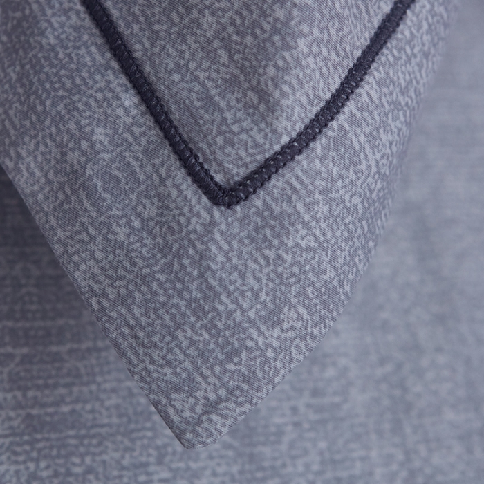 91家纺网 家纺一手货源 找家纺 雲归梦 北欧简约全棉绣花四件套 圣托里尼-太空灰