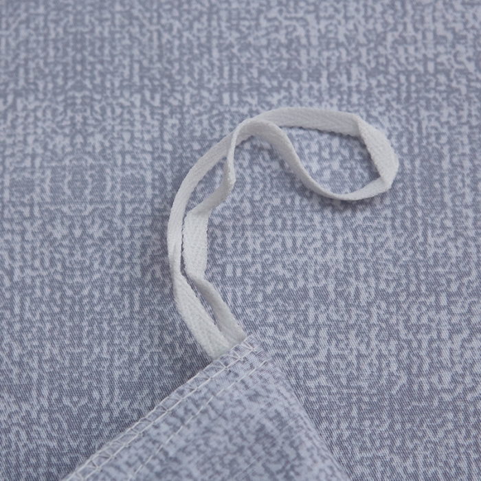 91家纺网 家纺一手货源 找家纺 雲归梦 北欧简约全棉绣花四件套 圣托里尼-太空灰