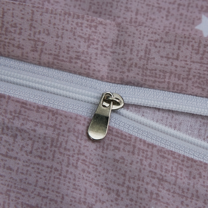 91家纺网 家纺一手货源 找家纺 雲归梦 北欧简约全棉绣花四件套 圣托里尼-星灰