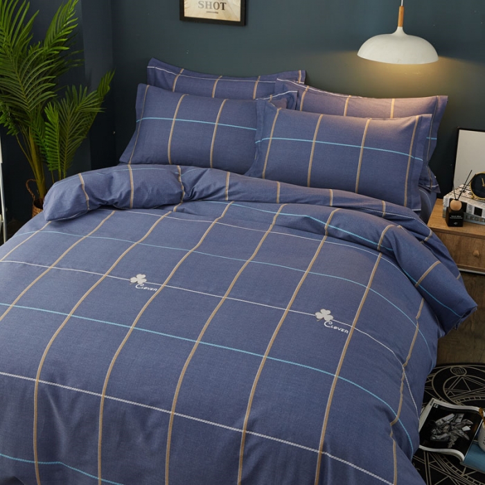 91家纺网 家纺一手货源 找家纺 雲归梦 2019新款多规格全棉加厚生态磨毛四件套 北美印象