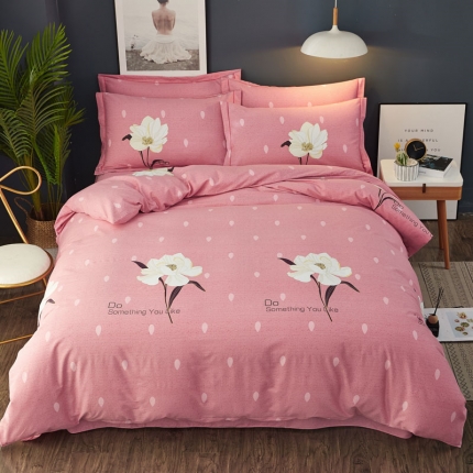 雲归梦 2019新款多规格全棉加厚生态磨毛四件套 春风絮语