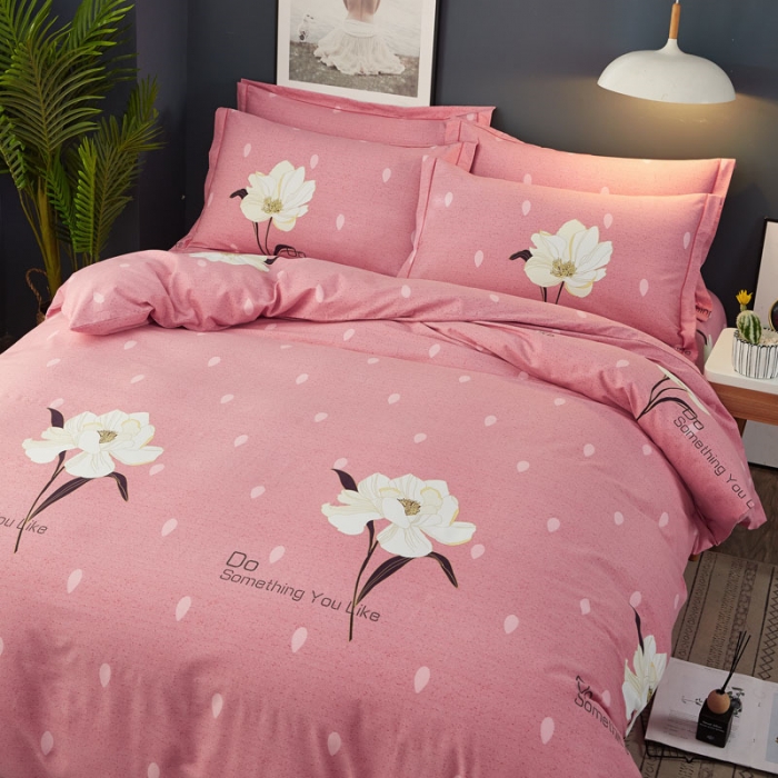 91家纺网 家纺一手货源 找家纺 雲归梦 2019新款多规格全棉加厚生态磨毛四件套 春风絮语