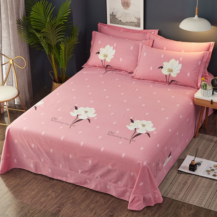 91家纺网 家纺一手货源 找家纺 雲归梦 2019新款多规格全棉加厚生态磨毛四件套 春风絮语