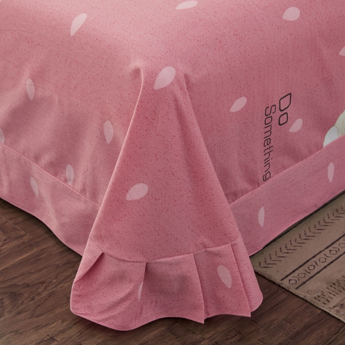 91家纺网 家纺一手货源 找家纺 雲归梦 2019新款多规格全棉加厚生态磨毛四件套 春风絮语