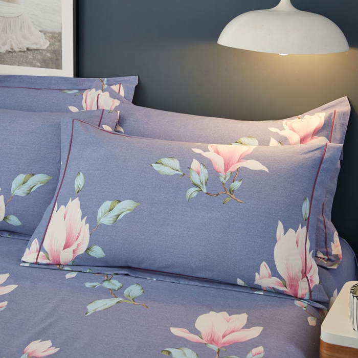 91家纺网 家纺一手货源 找家纺 雲归梦 2019新款多规格全棉加厚生态磨毛四件套 春日妮彩