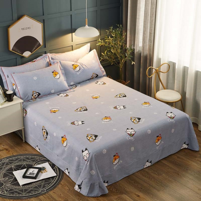 91家纺网 家纺一手货源 找家纺 雲归梦 2019新款多规格全棉加厚生态磨毛四件套 动物世界