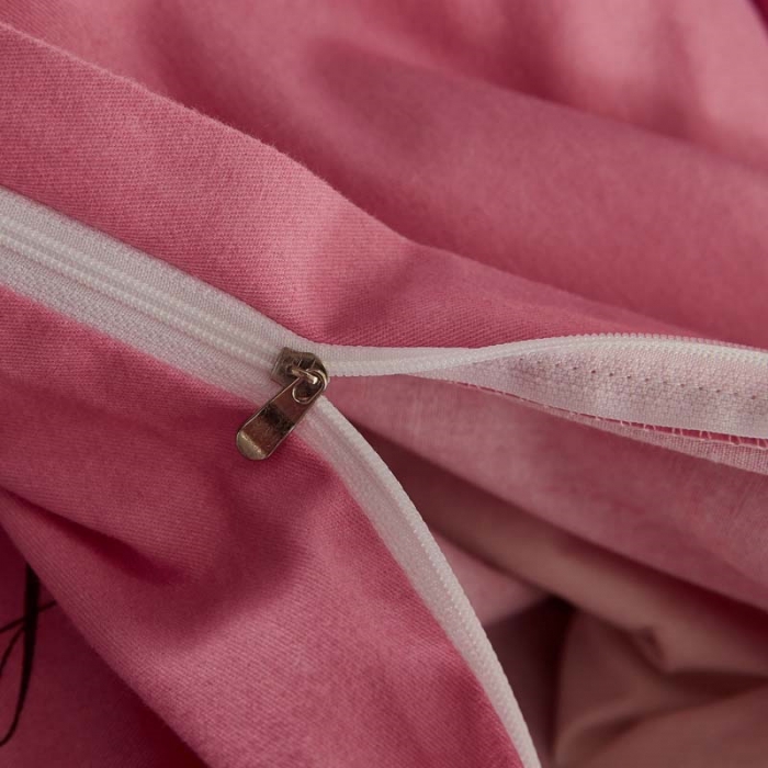 91家纺网 家纺一手货源 找家纺 雲归梦 2019新款多规格全棉加厚生态磨毛四件套 花开半夏-红