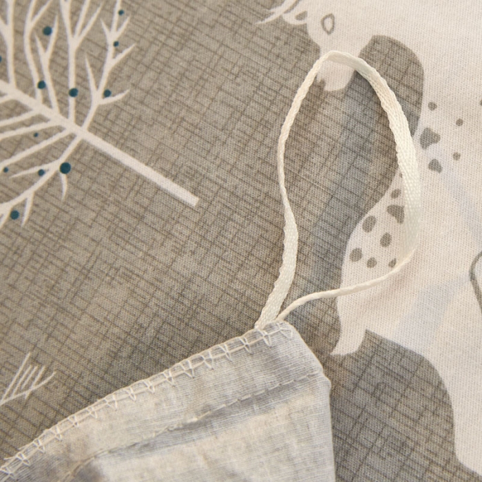 91家纺网 家纺一手货源 找家纺 雲归梦 2019新款多规格全棉加厚生态磨毛四件套 漫森-灰