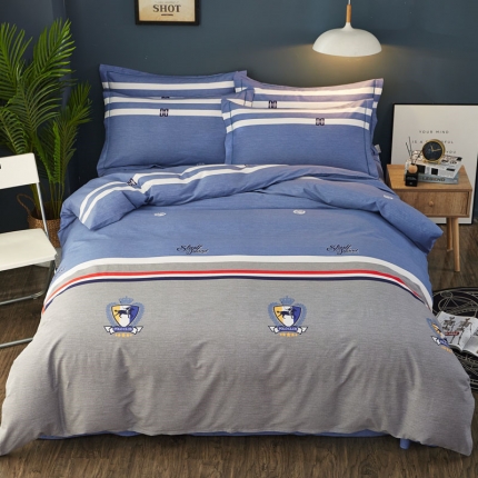 雲归梦 2019新款多规格全棉加厚生态磨毛四件套梦幻国度-兰