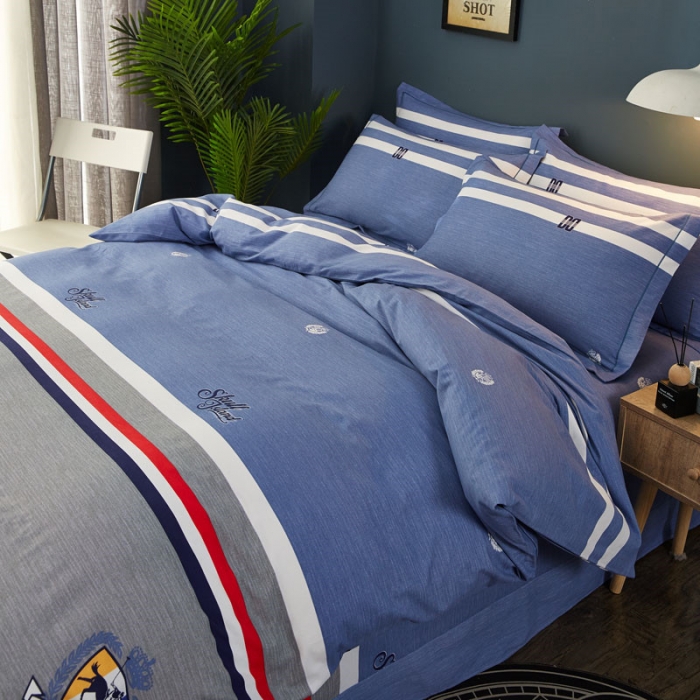 91家纺网 家纺一手货源 找家纺 雲归梦 2019新款多规格全棉加厚生态磨毛四件套梦幻国度-兰