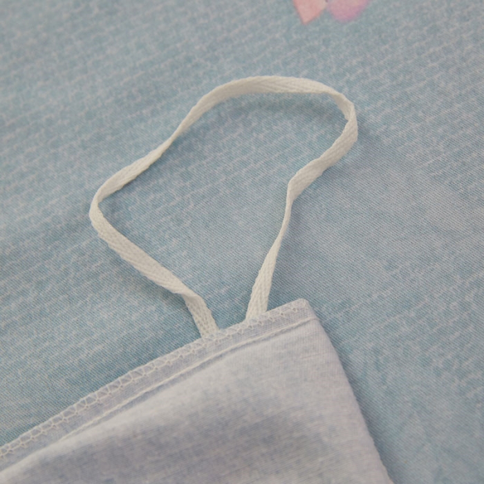 91家纺网 家纺一手货源 找家纺 雲归梦 2019新款多规格全棉加厚生态磨毛四件套 梦幻花语-绿