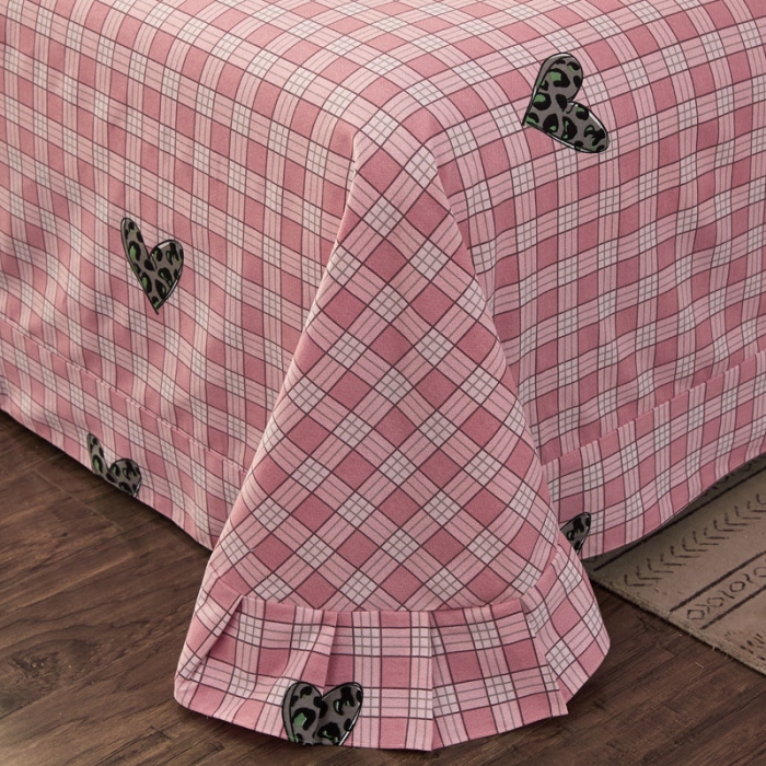 91家纺网 家纺一手货源 找家纺 雲归梦 2019新款多规格全棉加厚生态磨毛四件套 米兰风情-粉