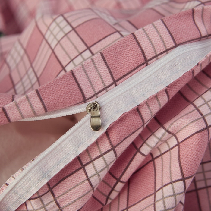 91家纺网 家纺一手货源 找家纺 雲归梦 2019新款多规格全棉加厚生态磨毛四件套 米兰风情-粉