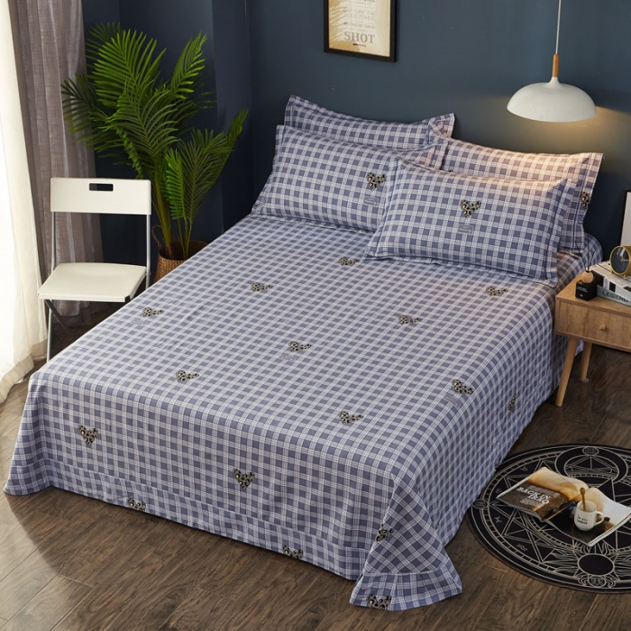 91家纺网 家纺一手货源 找家纺 雲归梦 2019新款多规格全棉加厚生态磨毛四件套米兰风情-灰