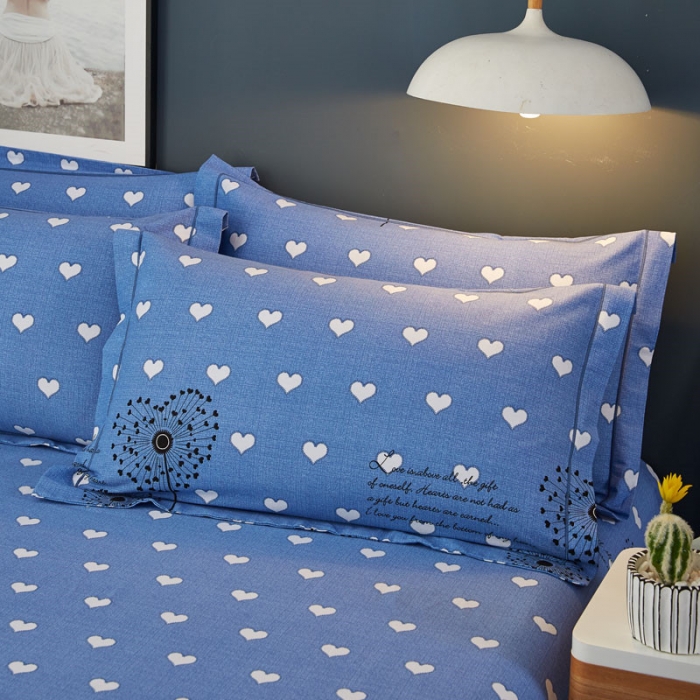 91家纺网 家纺一手货源 找家纺 雲归梦 2019新款多规格全棉加厚生态磨毛四件套 蜜恋