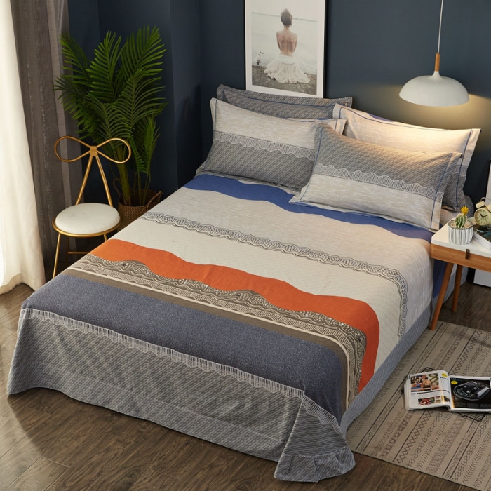 91家纺网 家纺一手货源 找家纺 雲归梦 2019新款多规格全棉加厚生态磨毛四件套 似水年华