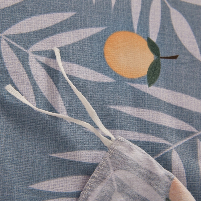 91家纺网 家纺一手货源 找家纺 雲归梦 2019新款多规格全棉加厚生态磨毛四件套 水果达人-灰