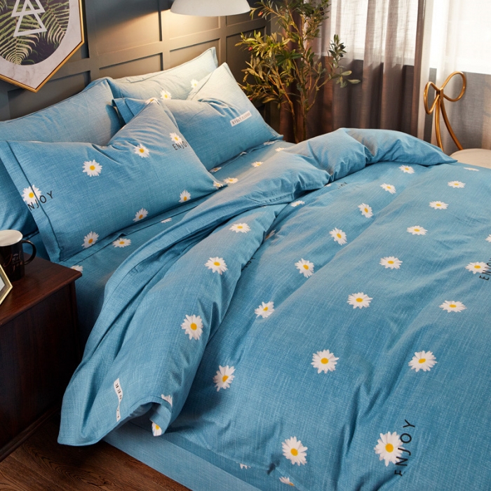 91家纺网 家纺一手货源 找家纺 雲归梦 2019新款多规格全棉加厚生态磨毛四件套 恬静生活