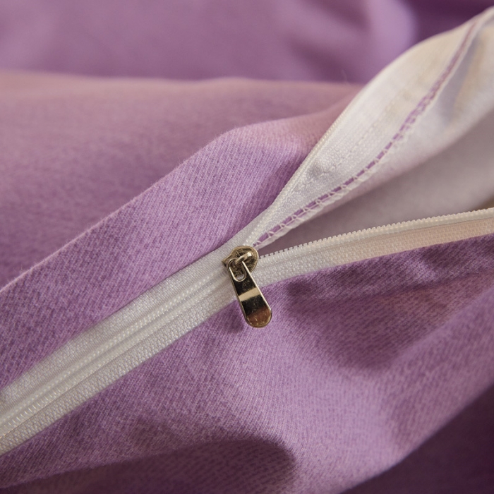 91家纺网 家纺一手货源 找家纺 雲归梦 2019新款多规格全棉加厚生态磨毛四件套 妩媚花影-紫