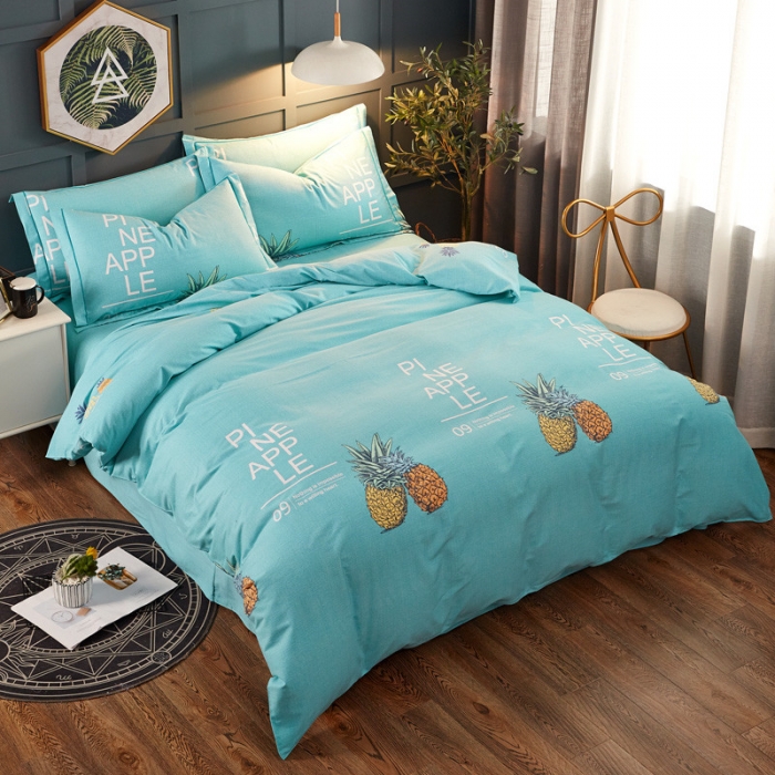 91家纺网 家纺一手货源 找家纺 雲归梦 2019新款多规格全棉加厚生态磨毛四件套 香蜜