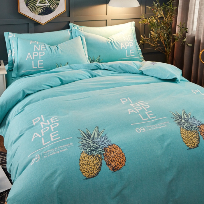 91家纺网 家纺一手货源 找家纺 雲归梦 2019新款多规格全棉加厚生态磨毛四件套 香蜜