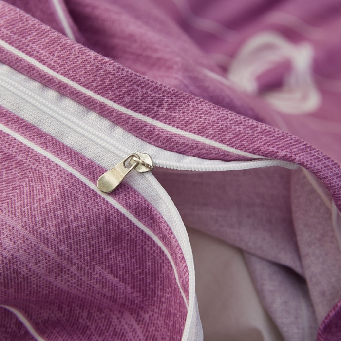 91家纺网 家纺一手货源 找家纺 雲归梦 2019新款多规格全棉加厚生态磨毛四件套星晨点点-紫