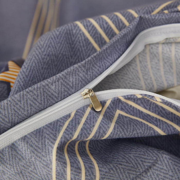 91家纺网 家纺一手货源 找家纺 雲归梦 2019新款多规格全棉加厚生态磨毛四件套 星语星愿-灰