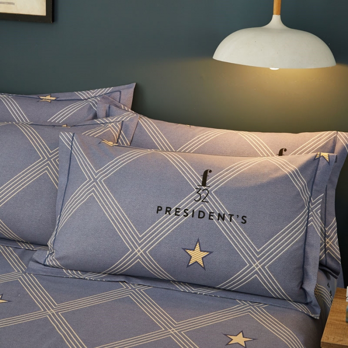 91家纺网 家纺一手货源 找家纺 雲归梦 2019新款多规格全棉加厚生态磨毛四件套 星语星愿-灰