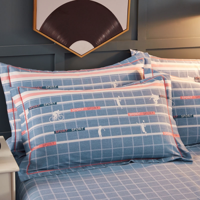 91家纺网 家纺一手货源 找家纺 雲归梦 2019新款多规格全棉加厚生态磨毛四件套 运动风尚