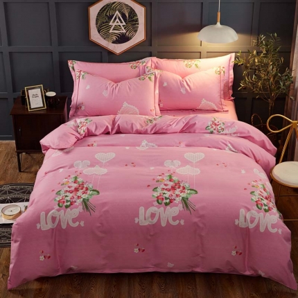 91家纺网 家纺一手货源 找家纺 （总1）雲归梦 2019新款多规格全棉加厚生态磨毛四件套