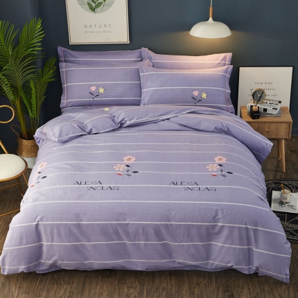 91家纺网 家纺一手货源 找家纺 （总1）雲归梦 2019新款多规格全棉加厚生态磨毛四件套