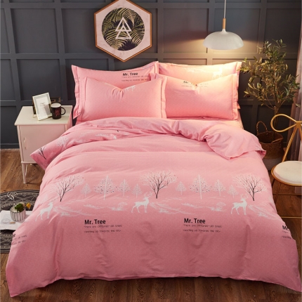 91家纺网 家纺一手货源 找家纺 （总1）雲归梦 2019新款多规格全棉加厚生态磨毛四件套