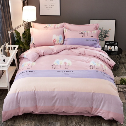 91家纺网 家纺一手货源 找家纺 （总1）雲归梦 2019新款多规格全棉加厚生态磨毛四件套