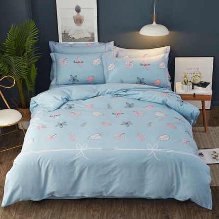 91家纺网 家纺一手货源 找家纺 （总1）雲归梦 2019新款多规格全棉加厚生态磨毛四件套