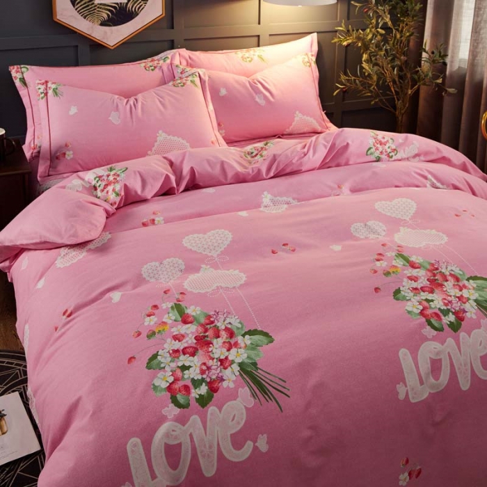 91家纺网 家纺一手货源 找家纺 （总1）雲归梦 2019新款多规格全棉加厚生态磨毛四件套