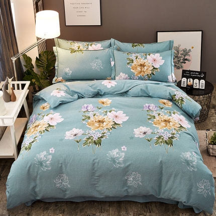 91家纺网 家纺一手货源 找家纺 （总2）雲归梦 2019新款多规格全棉加厚生态磨毛四件套