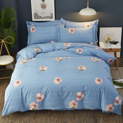 91家纺网 家纺一手货源 找家纺 （总2）雲归梦 2019新款多规格全棉加厚生态磨毛四件套