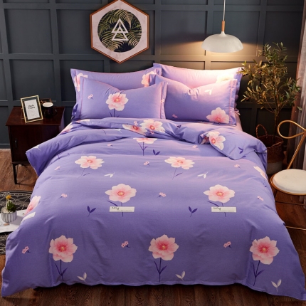 91家纺网 家纺一手货源 找家纺 （总2）雲归梦 2019新款多规格全棉加厚生态磨毛四件套