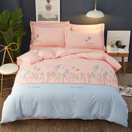 91家纺网 家纺一手货源 找家纺 （总2）雲归梦 2019新款多规格全棉加厚生态磨毛四件套