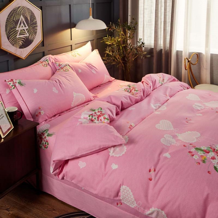 91家纺网 家纺一手货源 找家纺 （总2）雲归梦 2019新款多规格全棉加厚生态磨毛四件套