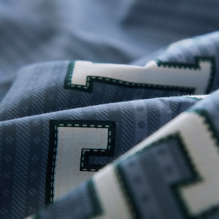 91家纺网 家纺一手货源 找家纺 （总）雲归梦 2019全棉活性大版简约卡通风格四件套