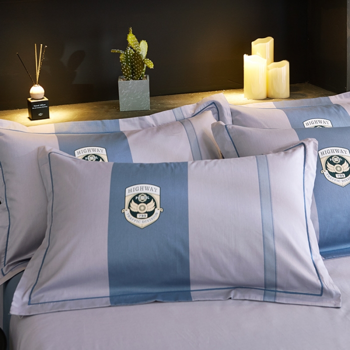 91家纺网 家纺一手货源 找家纺 （总）雲归梦 2019全棉活性大版简约卡通风格四件套