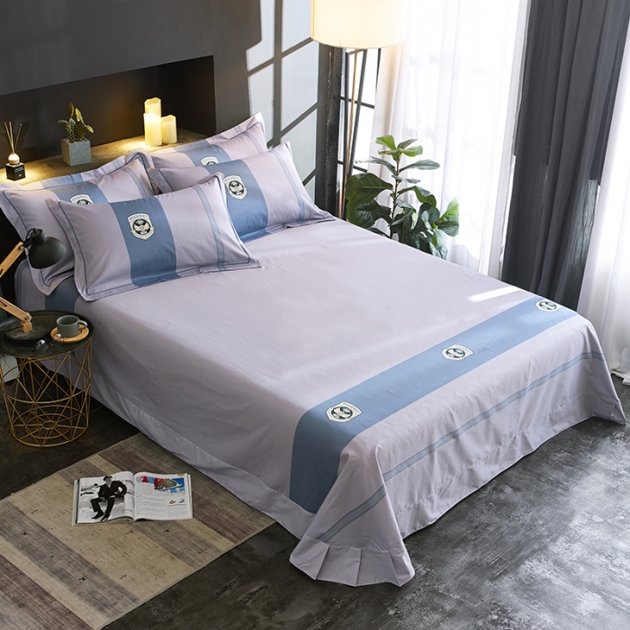 91家纺网 家纺一手货源 找家纺 （总）雲归梦 2019全棉活性大版简约卡通风格四件套