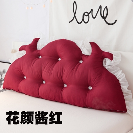 91家纺网 家纺一手货源 找家纺 （总）一兰家纺 新款磨毛床头靠垫双人长靠枕靠背可拆洗床头抱枕