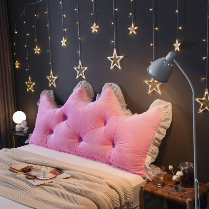 91家纺网 家纺一手货源 找家纺 一兰家纺 2019新款女孩系列靠垫 深粉