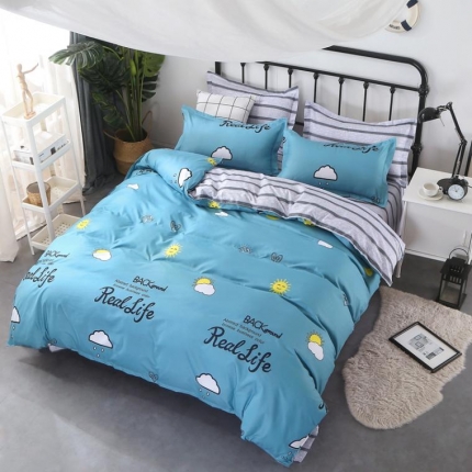 91家纺网 家纺一手货源 找家纺 （总）维娜斯家纺 2018新款芦荟棉四件套