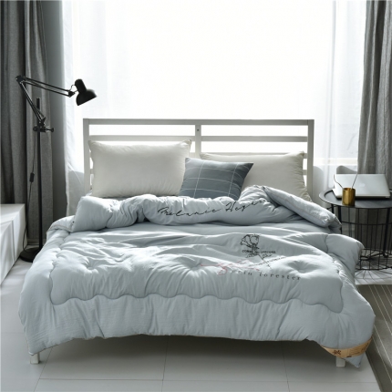 91家纺网 家纺一手货源 找家纺 （总）娇逸纺织 超细水洗棉绣花玫瑰系列冬被