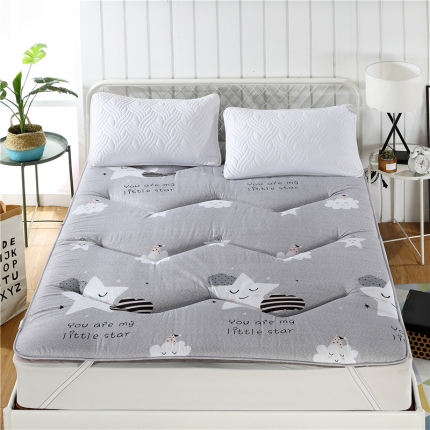 91家纺网 家纺一手货源 找家纺 爱喔家纺 2018新款加厚磨毛床垫 幸福空间